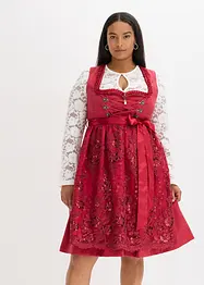 Dirndl avec tablier à sequins (ens. 2 pces), bonprix