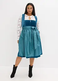 Dirndl avec velours en longueur midi (ens. 2 pces), bonprix