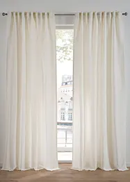 Rideau rayé avec polyester recyclé (1 pce), bonprix