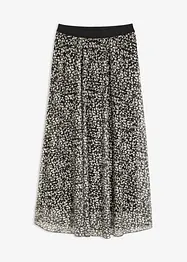 Jupe en jersey et mesh, bonprix