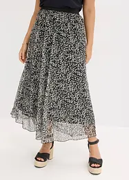 Jupe en jersey et mesh, bonprix