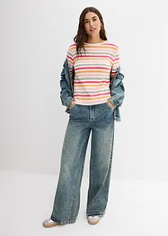 T-shirt manches longues 100% coton, bonprix