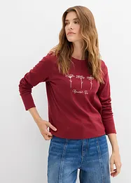 T-shirt manches longues 100% coton, bonprix