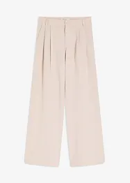 Pantalon à pinces en viscose mélangée, bonprix