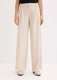 Pantalon à pinces en viscose mélangée, bonprix