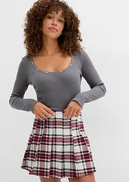 T-shirt côtelé 100% coton, bonprix