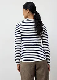 Gilet en maille coton et soie, bonprix