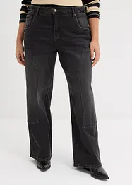 Jean large taille mi-haute, bonprix