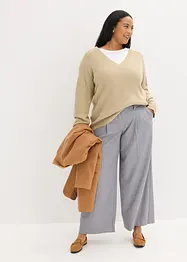 Pull col V, bonprix