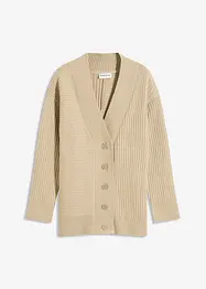 Gilet en maille côtelée, bonprix