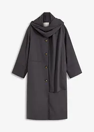 Manteau doux et oversize, viscose mélangée, bonprix
