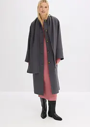 Manteau doux et oversize, viscose mélangée, bonprix
