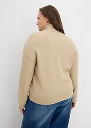 Gilet zippé en maille, bonprix