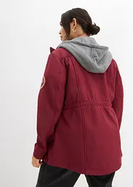 Veste longue en softshell déperlant, style 2 en 1, bonprix