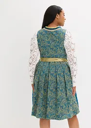 Dirndl avec tablier à sequins (ens. 2 pces), bonprix