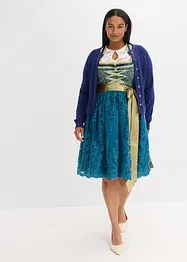 Dirndl avec tablier à sequins (ens. 2 pces), bonprix