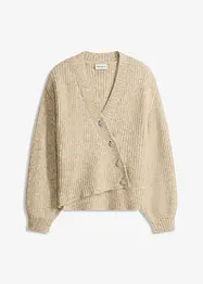 Gilet doux en grosse maille de laine mélangée, bonprix