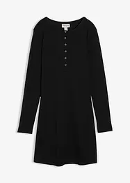 Robe côtelée en coton extensible, bonprix