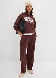 Sweat oversize à capuche 100% coton, bonprix