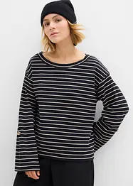Sweat oversize 100% coton, bonprix
