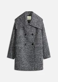 Manteau court aspect laine chinée, bonprix