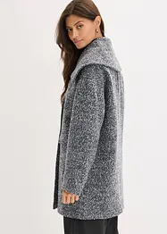 Manteau court aspect laine chinée, bonprix