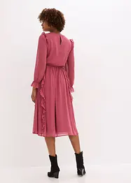 Robe en voile à volants, bonprix
