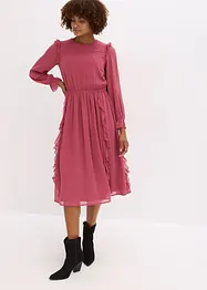 Robe en voile à volants, bonprix