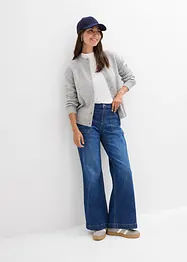 Jean large taille mi-haute avec poches plaquées, bonprix