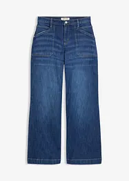 Jean large taille mi-haute avec poches plaquées, bonprix