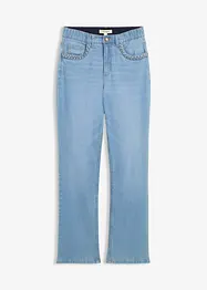 Jean taille haute droit avec poches, bonprix