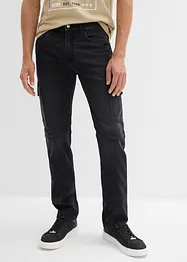 Jean cargo Regular à taille élastiquée, droit, bonprix