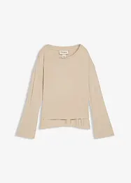 T-shirt fluide et oversize en viscose extensible, bonprix