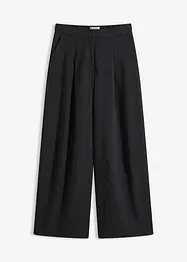 Pantalon barrel en viscose mélangée, bonprix