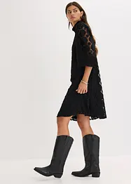 Robe mini en dentelle, bonprix