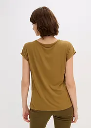 T-shirt bi-matière, bonprix