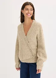Gilet doux en grosse maille de laine mélangée, bonprix