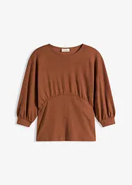 T-shirt en maille bouclette, bonprix