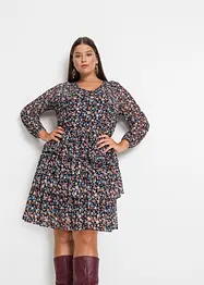 Robe courte en mesh, bonprix