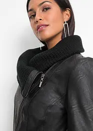 Blouson enduit à col châle, bonprix