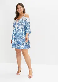 Robe évasée col Bardot, bonprix