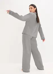 Pyjama tissé en flanelle avec motif chevrons, bonprix