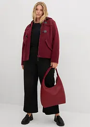 Pantalon palazzo aspect laine, bonprix