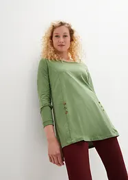 T-shirt long 100% coton, bonprix