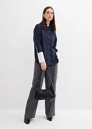 Chemise à rayures tennis, viscose mélangée, bonprix