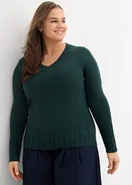 Pull col V, bonprix