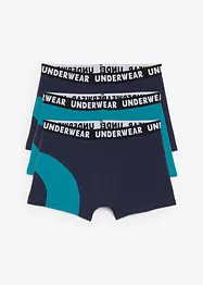 Lot de 3 boxers coton, bonprix