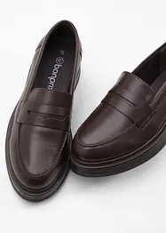 Mocassins en cuir, bonprix