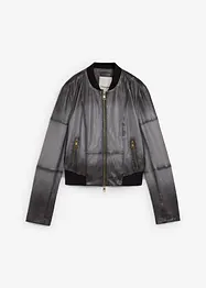 Veste en cuir, bonprix