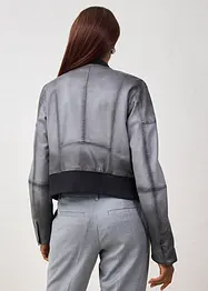 Veste en cuir, bonprix